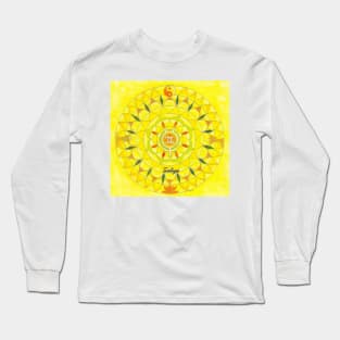 Tweelingen horoscoop mandala Long Sleeve T-Shirt